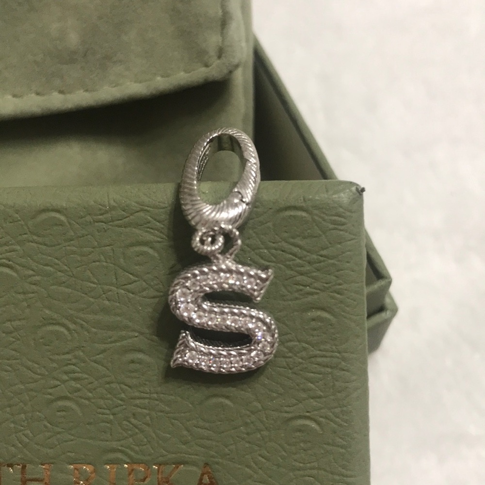 Judith ripka “S” charm